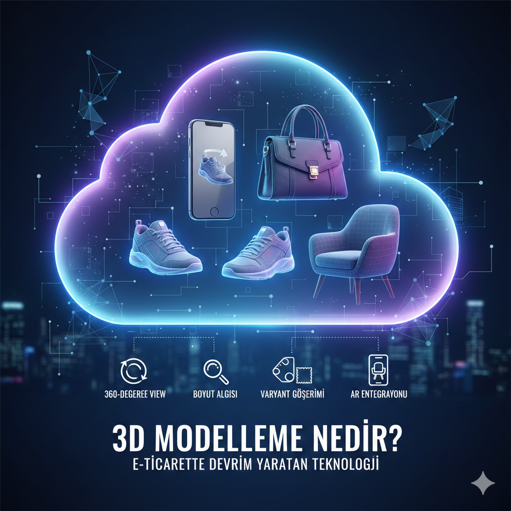 E-Ticaret İçin 3D Modelleme Nedir? Temel Kavramlar ve Başlangıç Rehberi